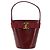 Borsa a mano Vala in pelle rossa e oro di Salvatore Ferragamo Auth gh1422 Rosso D'oro - vista 13