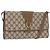Gucci Borsa a Spalla GG Supreme PVC Beige Oro 904 02 050 Auth ep12421 D'oro