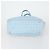 CHANEL Nuova linea da viaggio Borsa Tote Nylon 2 Set Blu Beige CC Auth BA8965 - vista 7