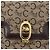 BORSO A SPALLA IN CANVAS BEIGE E ORO CÉLINE C SULKY CARRIAGE Auth 159163 D'oro - vista 17