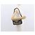 BORSO A SPALLA IN CANVAS BEIGE E ORO CÉLINE C SULKY CARRIAGE Auth 159163 D'oro - vista 23