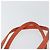 Borsa Tote PRADA in nylon e pelle arancione argento Auth gh1423 - vista 14