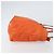 Borsa Tote PRADA in nylon e pelle arancione argento Auth gh1423 - vista 3