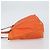 Borsa Tote PRADA in nylon e pelle arancione argento Auth gh1423 - vista 4