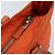 Borsa Tote PRADA in nylon e pelle arancione argento Auth gh1423 - vista 9