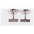 LOUIS VUITTON Bottone da Polso Cuffs Ag925 Argento LV Auth 156689 - vista 17