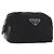 Pochette Prada in nylon e pelle nera Auth bs31960 Nero