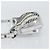 Borsa a Spalla Burberry Nova Check PVC Argento Auth 156475 - vista 4