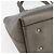Borsa a mano in pelle Gancini Salvatore Ferragamo Argento Auth BA9175 - vista 14