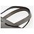 Borsa a mano in pelle Gancini Salvatore Ferragamo Argento Auth BA9175 - vista 8