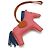 Charm per borsa Hermès Rodeo MM Agneau Milo Rosa - vista 2