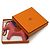 Charm per borsa Hermès Rodeo MM Agneau Milo Rosa - vista 7