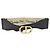 Cinturón Christian Dior Negro Beige Azul marino