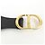 Cinturón Christian Dior Negro Beige Azul marino - vista 2