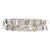 Autre Marque Anello Mélange Au750 Oro Bianco e Diamanti Kashikey Argento - vista 2