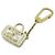 Portachiavi Speedy Inclusion di Louis Vuitton Bianco Monogramma