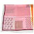 Bufanda de seda Carré 90 de Hermès Rosa Naranja  - vista 5