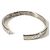 Bracciale Bangle Logo Cannage di Christian Dior Argento - vista 2