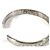 Bracciale Bangle Logo Cannage di Christian Dior Argento - vista 9
