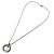 Tiffany T Tiffany & Co. 18K Gold T-One Circle Pendant Chain Necklace Silvery - view 4
