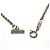 Tiffany T Tiffany & Co. 18K Gold T-One Circle Pendant Chain Necklace Silvery - view 8