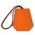 Ring Portachiavi in ​​crocetta Hermès 2024 - Charm per borsa Arancione - vista 2