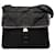 Prada Borsa a Tracolla Nera in Tessuto con Zip Nero