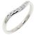 Tiffany & Co Anello Curvo 9P Tiffany in Platino Argento