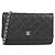 Timeless Chanel Portafoglio a Catena Classico Senza Tempo Nero