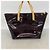 Borsa Vernis Bellevue PM Louis Vuitton Bordò - vista 10
