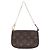 Mini Pochette Accessoires Monogram Louis Vuitton Marrone