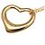 Elsa Peretti Tiffany & Co Collar Péndulo Corazón Abierto Tiffany en Oro Rosa Dorado - vista 3