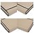 Cartera Larga Capucines de Cuero Louis Vuitton Beige - vista 7