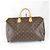 Sac à main Louis Vuitton Monogram Speedy 40 Marron - vue 2