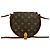 Borsa a spalla mini in pelle monogramma marrone Louis Vuitton
