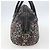 CHANEL Borsa da Viaggio Boston Coco in PVC Tela Nera Argento CC Auth 159746 Nero - vista 3