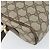 Gucci Borsa GG Supreme Web Sherry Line in PVC beige e oro 010 378 Auth ep12276 D'oro - vista 16