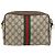 Gucci Borsa GG Supreme Web Sherry Line in PVC beige e oro 010 378 Auth ep12276 D'oro - vista 2