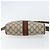 Gucci Borsa GG Supreme Web Sherry Line in PVC beige e oro 010 378 Auth ep12276 D'oro - vista 5