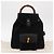 Sac à dos en daim Gucci Bamboo Noir Or 003 1956 0030 Auth 155694 - vue 12