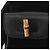 Sac à dos en daim Gucci Bamboo Noir Or 003 1956 0030 Auth 155694 - vue 21
