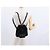 Sac à dos en daim Gucci Bamboo Noir Or 003 1956 0030 Auth 155694 - vue 28