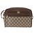 Borsa Gucci GG Supreme Web Sherry Line in PVC beige e oro 56 02 088 Auth ep12231 D'oro - vista 13