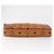 MCM Logogram Vicetos Clutch Bag de Cuero PVC Marrón Dorado Auth 148568V - vista 5