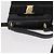 Borsa a mano Vala in pelle 2 in 1 nera e dorata Auth BA8780 di Salvatore Ferragamo Nero D'oro - vista 6
