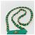 CHANEL Mini Matelassé 11 Borsa a Spalla Catena Tela Verde Oro CC Auth 158908SM D'oro - vista 14