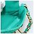 CHANEL Mini Matelassé 11 Borsa a Spalla Catena Tela Verde Oro CC Auth 158908SM D'oro - vista 19