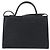 BALLY Borsa a Spalla in Pelle 2 in 1 Blu Navy Oro Auth 156489 D'oro - vista 2