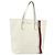 Gucci Borsa Tote GG Supreme in PVC pelle bianca e oro 152630 Auth bs31729 Bianco D'oro