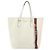 Gucci Borsa Tote GG Supreme in PVC pelle bianca e oro 152630 Auth bs31729 Bianco D'oro - vista 13